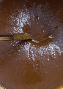 Up close with our homemade pumpkin puree